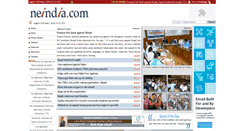 Desktop Screenshot of neindia.com